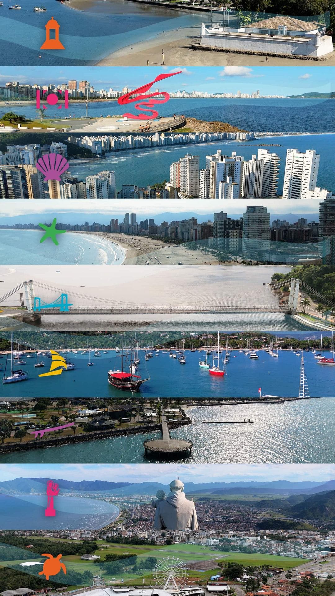 Litoral paulista — da Baixada Santista ao Litoral Norte